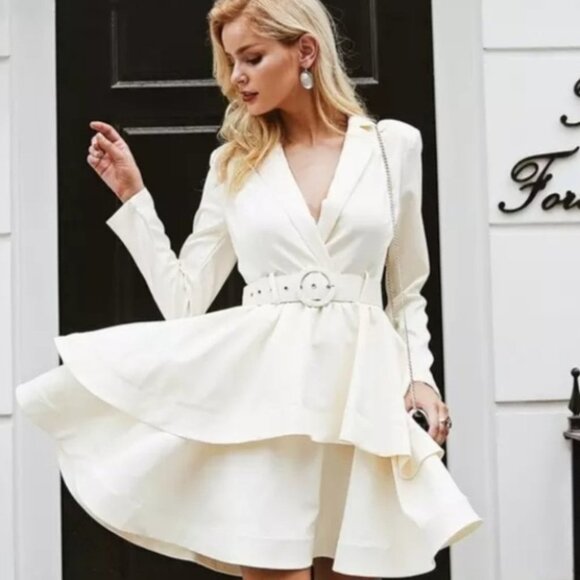 OFF WHITE DRESS - Picture 1 of 4